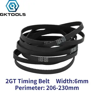 GKTOOLS C-6 3D Printer Belt GT2 6mm Closed Loop Rubber 2GT