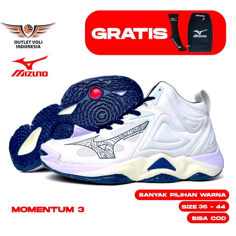 Sepatu Voli Mizuno Wave Momentum 3 Navy Green Volley Mizuno Promo Sepatu Volley Sepatu Sepatu Mizuno Wave Momentum Pria 4