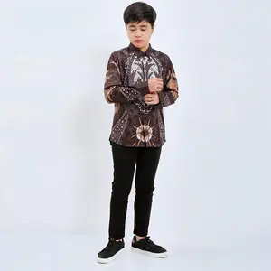 KEMEJA BATIK KATUN HALUS ANAK  // SLIMFIT PREMIUM USIA 1 SAMPAI 14 TAHUN