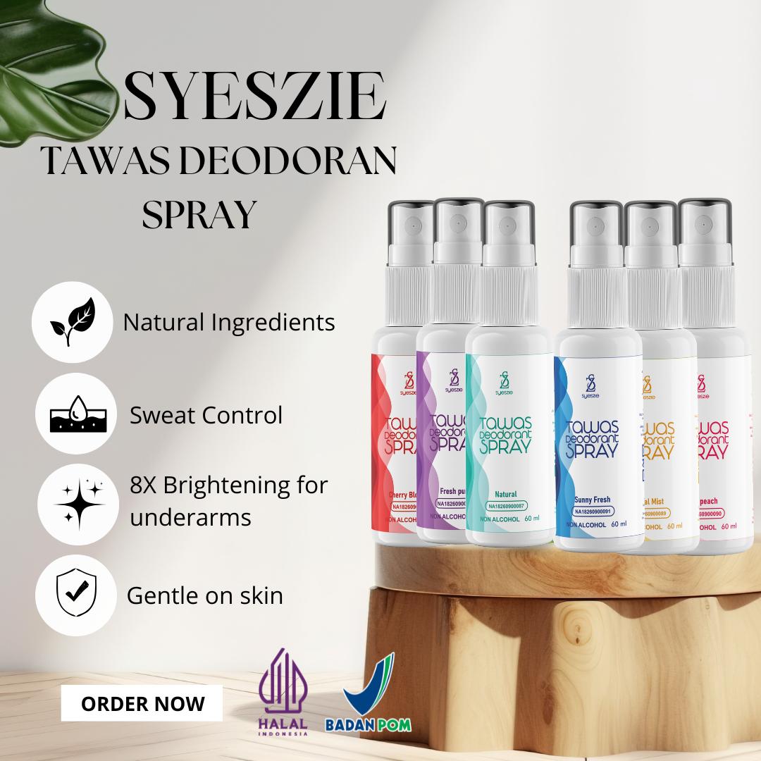 SYESZIE TAWAS DEODORANT SPRAY - TAWAS DEODORANT SPRAY - SYESZIE DEODORANT SPRAY SYESZIE TAWAS DEODORANT SPRAY - TAWAS DEODORANT SPRAY - SYESZIE DEODORANT SPRAY