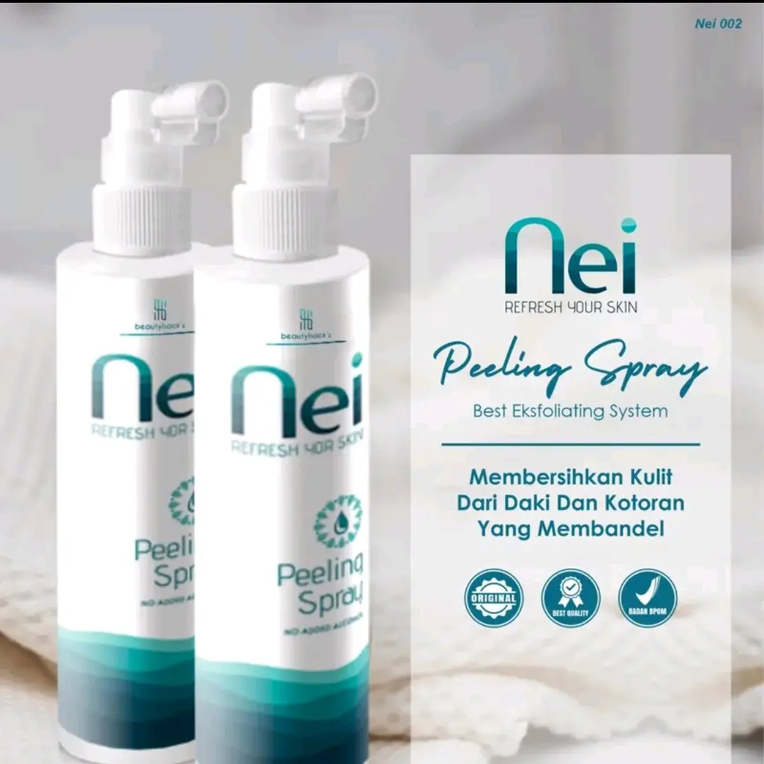 Paket Spesial Bundle-Twin 2 Pcs - Nei Peeling Spray Perontok Daki Dan Mengangkat Sel Kulit Mati Membandel