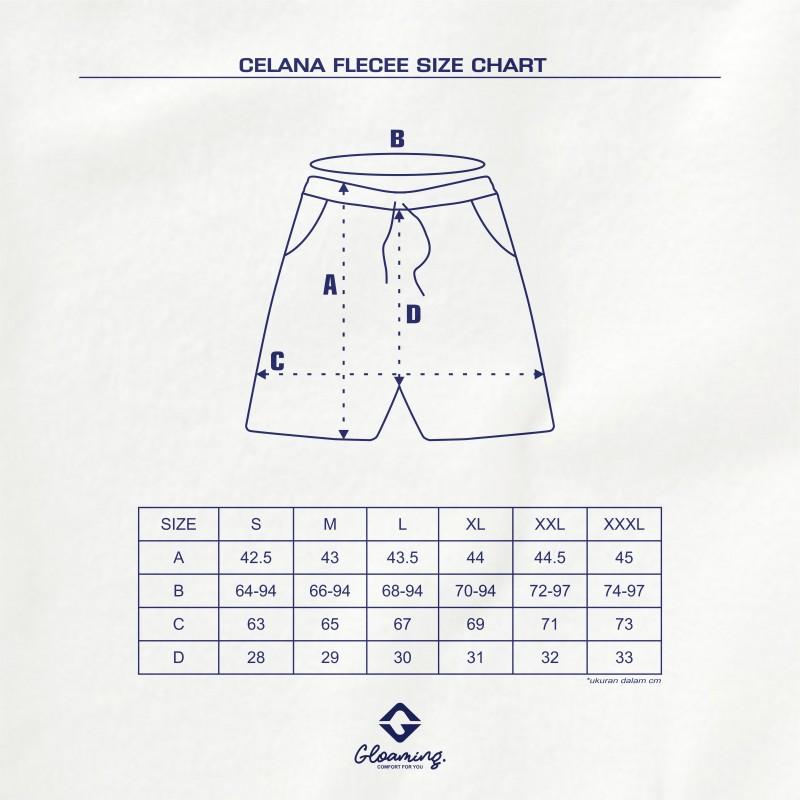 Celana Pendek Semi Wol Unisex Santai Hitam Wanita Dewasa Katun Distro (COD) - Boxer, Shorts, Surfing 4