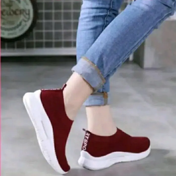 Sepatu Sneakers Olahraga Wanita Casual Sport Hitam - Gudang-id modern shoes
