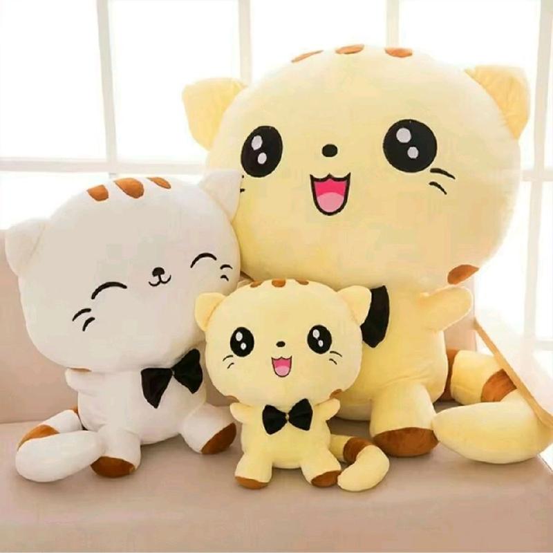 TERMURAH. Boneka Kucing Jepang Small. Boneka Kucing Jepang 35CM  Boneka Lucu Kartun Jepang 1