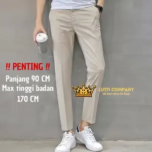 LutfiCompany - Celana angkle pants formal & casual celana bahan