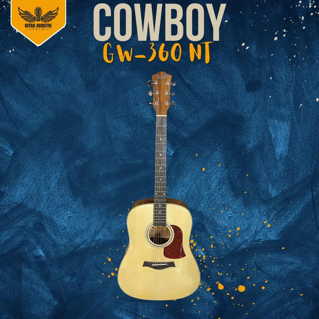 Gitar Cowboy GW-360 NT Original High Quality / Gitar Cowboy Natural Glossy