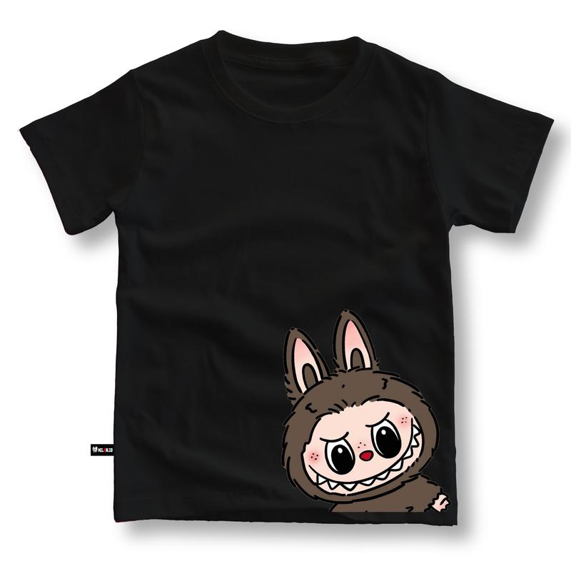 Kaos anak Laki laki perempuan motif LABUBU usia 3,5-14 Tahun Baju anak unisex bahan cotton combed 4