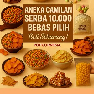 [MURAH] POPCORNESIA SNACK CAMILAN SERBA 10RIBU