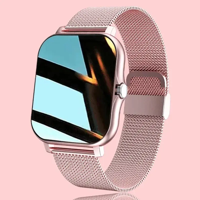 2024 New Smart Watch Women Fashion Bluetooth Call Watch Fitness Tracker Waterproof Sports Ladies Men Smartwatch For Android IOS Spinning