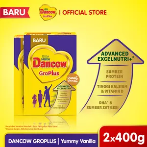 Nestle DANCOW GroPlus Susu Bubuk Anak 400g x 2pcs