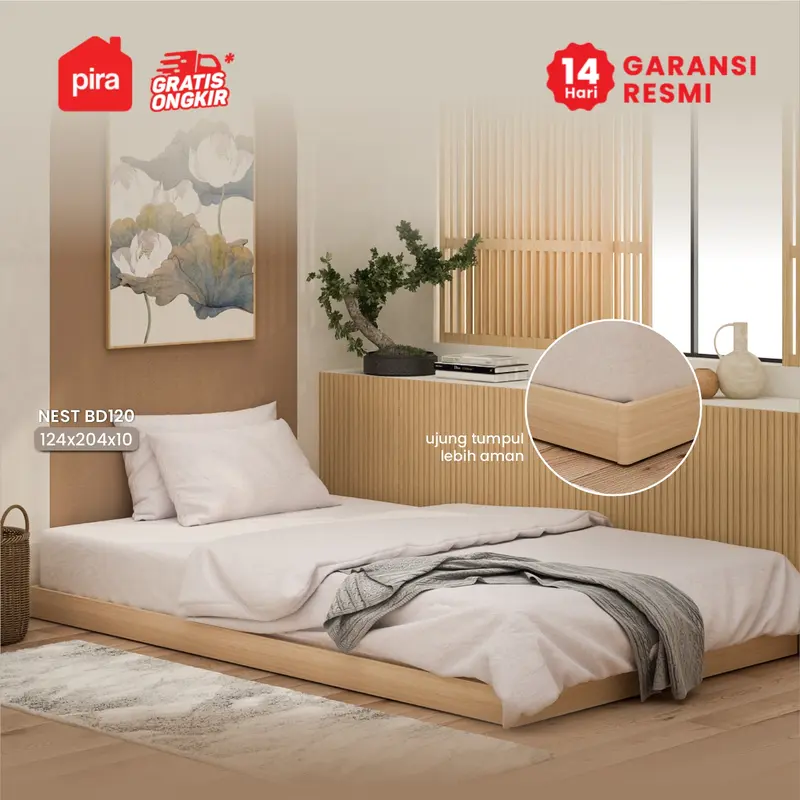Pira - Nest BD120 Dipan Lesehan / Alas Tempat Tidur / Tatakan Dipan / Ranjang 0