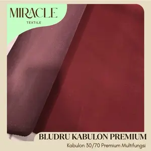 ( KUALITAS NO.1 ) Kain Bludru KABULON PREMIUM Lembut / Kain Beludru untuk Peci Kotak Perhiasan Seserahan Dekorasi Sepatu Undangan Selempang Wisuda / Suede Fabric