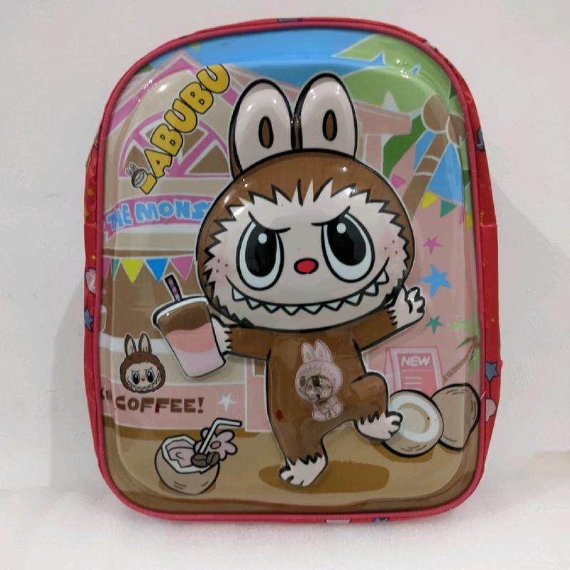 TAS SEKOLAH ANAK TK CEWE GAMBAR LABUBU BER LED (DUA RUANGAN)TAS RANSEL ANAK GAMBAR FASHION 4