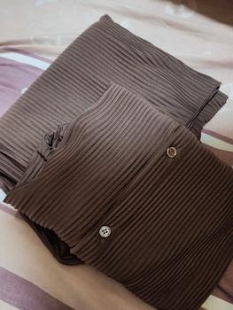 Product Review of LACURVYMNL BRITTANY COORDINATES BUTTONDOWN Long Sleeve Pleat Womenswear Suits Fabric Overalls Longsleeve Basic Comfort Minimalist from 🐼**🐼 0