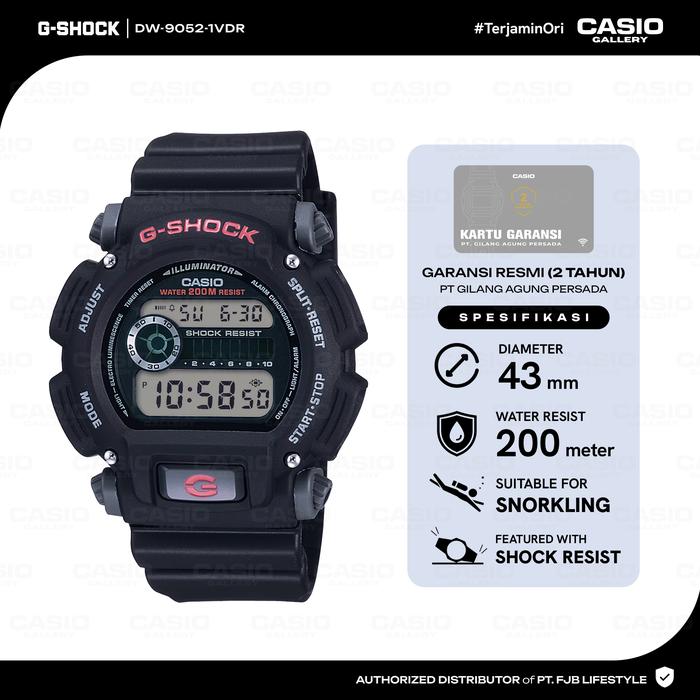 Gambar G-Shock Jam Tangan Original DW-9052-1VDR Digital Watches dari Casio Gallery Indonesia Kota Administrasi Jakarta Pusat Tokopedia