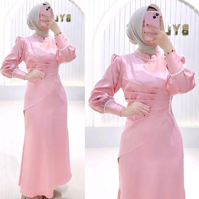 Dress Kondangan Viral Elegan Bergaya dengan Gamis Modern Terbaru - Mewah, Wanita 6