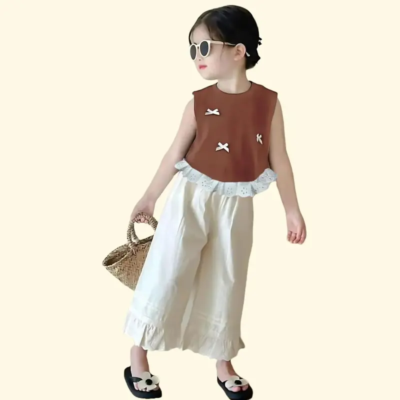 set ootd anak perempuan 1-5 tahun - setelan gemoy anak perempuan - one set baju anak fashion korean style terbaru - parsel Katun Bayi Cewek 3