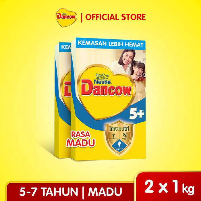 Gambar Nestlé DANCOW 5+ Madu  1Kg x 2pcs dari Dancow Indonesia Kota Tangerang Tokopedia