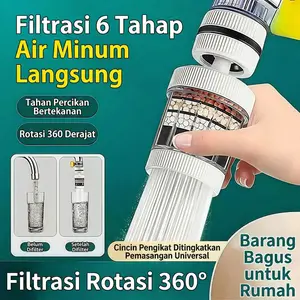 Filter Keran Anti Kotor dengan Teknologi Filter Multi-Lapis, Bisa Dipakai untuk Air Dingin & Panas, Mudah Dipasang di Semua Jenis Keran, Lindungi Kesehatan Keluarga