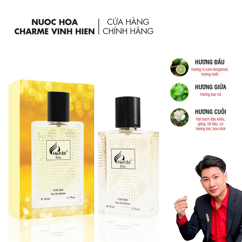  Nước Hoa Charme IRIS 50ml - xịt thơm cosmetic - H R V E 