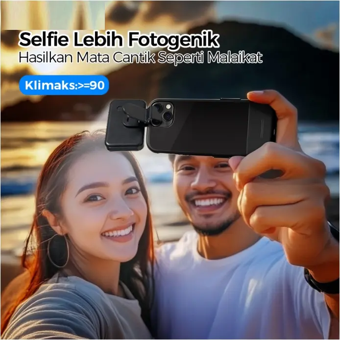 PL4 Lighting Konten 3 Warna Portable LED Light untuk Selfie dan Fotografi Lampu Saku Kecantikan Lampu Jepit Selfie Portable Mini Fill Light Live Streaming Video Call Universal 3