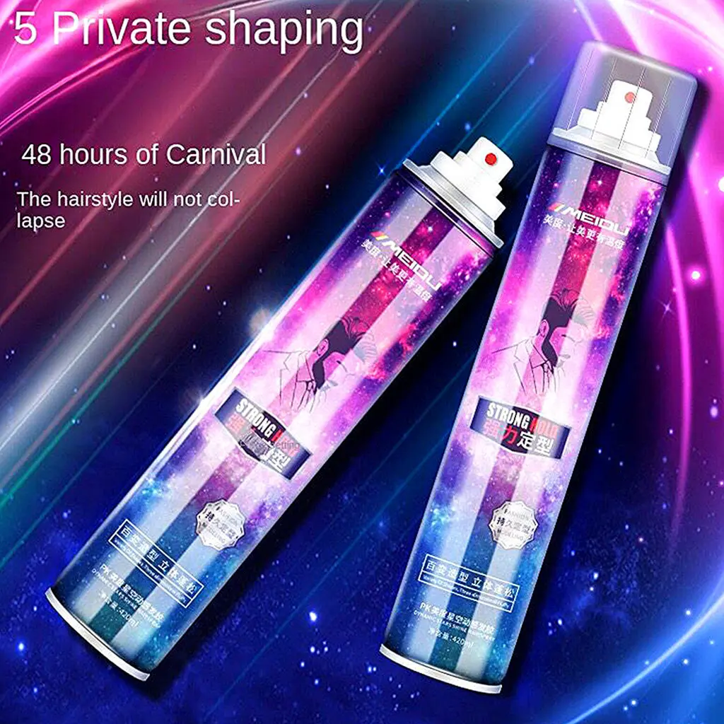 (FOREVER PREMIUM) Hair Setting Spray Men Strong Hold Provides Shines Volumes Hairstyles Styling HairSpray Gel Haircare