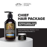 Gambar CHIEF Gentleman’s Package | Chief Pomade + Chief Shampoo 400ml - Oil 4oz + CT 400ml dari CHIEF Official Store Kota Administrasi Jakarta Selatan 2 Tokopedia