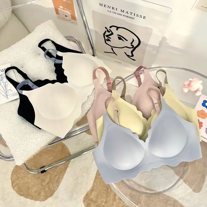 BRA SEAMLESS BH WANITA PUSH UP SUPER SOFT TANPA KAWAT BIG SIZE IMPORT - 1034