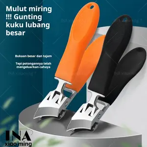 Pemotong kuku diagonal terbuka besar, penutup kuku, penutup kuku inflammati tebal jari kaki, penutup kuku anti splash besar