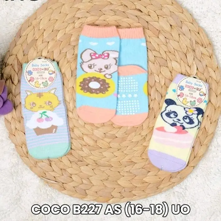 kaos kaki anak perempuan/ kaos kaki anak balita anti slip premium socks