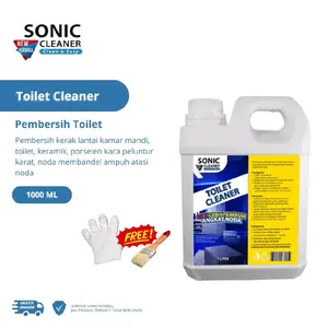 SONIC TOILET CLEANER 1Liter Pembersih Noda Lantai Keramik Kamar Mandi WC Toilet Kloset Kerak Noda Cairan Ajaib 1000ml Hemat Waktu & Tidak Merusak Warna