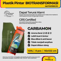 Gambar PACKBAG Garbamon 120L Lemongrass Kantong Sampah Wangi Biodegradable Bahan Recycle Isi 8 pcs dari PACKBAGID Kota Tangerang 1 Tokopedia