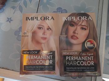 Product Review of IMPLORA New Permanent Hair Color | Cat Rambut | Pewarna Bleaching from R**h 0