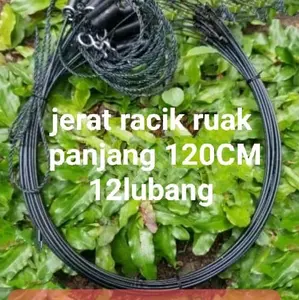 jerat racik ruak panjang 120cm 12mata