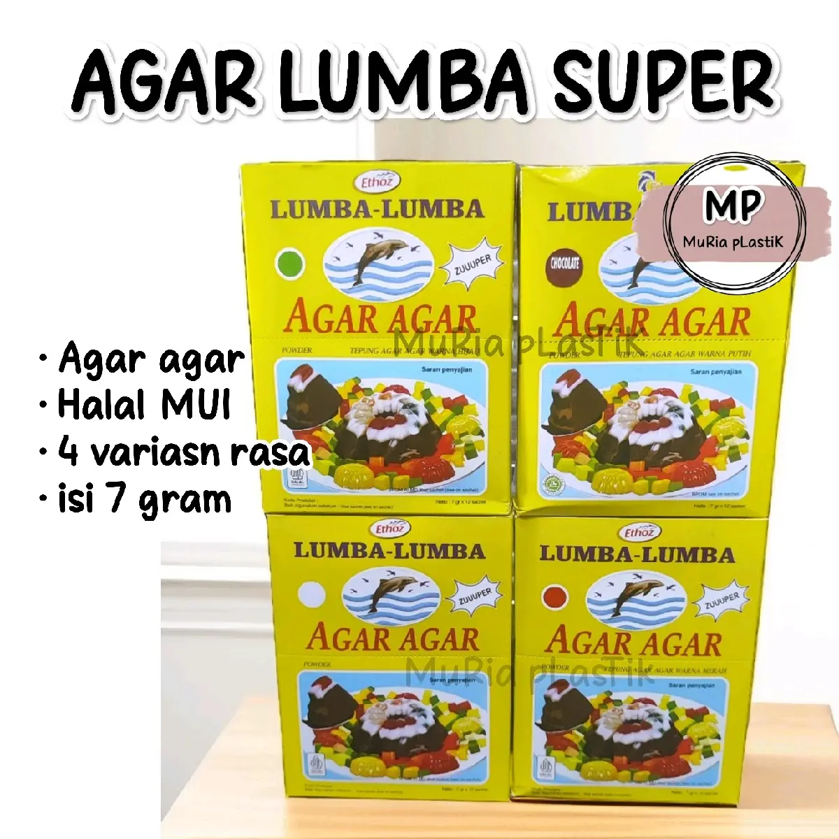 Agar Lumba Lumba super 12Pcs