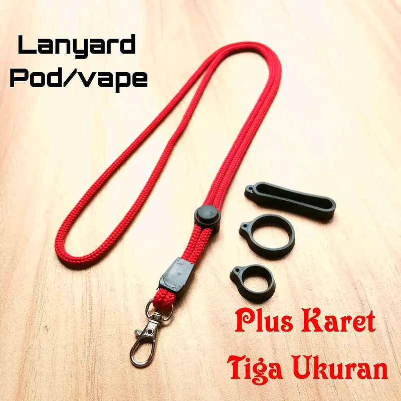 Lanyard Tali Gantungan Podz Hp Id Card Dll Plus Oring 3 Ukuran 4