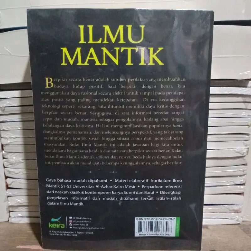Buku ILMU MANTIK Panduan Mudah & Lengkap Untuk Memahami Kaidah Berpikir by MUHAMMAD NURUDDIN Best Seller Psychology 4
