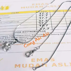 Kalung E.m.a.s puti 3gr free surat cod