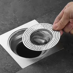 【Apligod】Saringan Air Kamar Mandi Stainless Sink Filter Strainer Wastafel/Saringan Penutup Wastafel Bahan Stainless/Saringan Air Tempat Cuci Piring Stainless Steel Filter Strainer/Penutup Penyumbat Lubang Saringan Wastafel Stainless Steel Super Murah