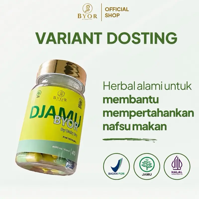 Byor 40 Kapsul – Obat Tradisional Herbal BPOM & Halal