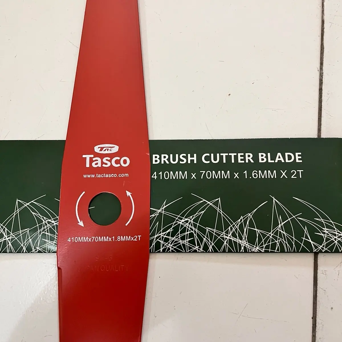 Blade/pisau untuk POTONG RUMPUT merk TASCO 410x70x1.8x2T original