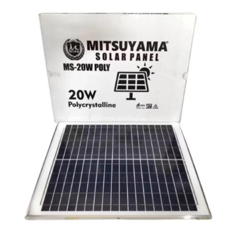 Panel Surya Cell Panel 20W Polycrystaline Mitsuyama - Shop | Tokopedia