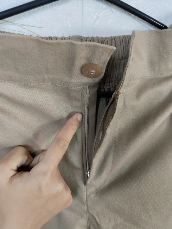 Celan Panjang Wanita Baggypants Katun Twill Combed - Bahan Halus dan Adem, Melar dan Tidak Mudah Kusut 5
