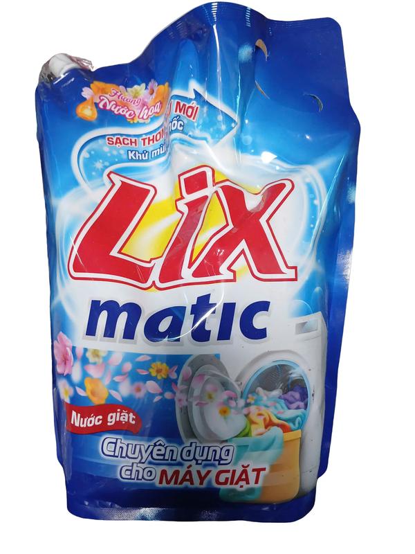 nước giặt xả Lix hương nước hoa blue 2 trong 1 hương nước hoa và thảo mộc Làm Sạch