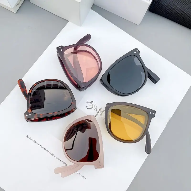 Super Online Kacamata Lipat Anti UV Sunglasses Foldable Gratis Tas Dan Kain Lap 4