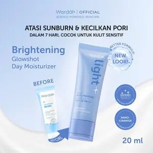 [KEMASAN BARU] Wardah Lightening Day Cream 20ml - Krim Pelembab Kulit Kering dengan SPF 30 PA