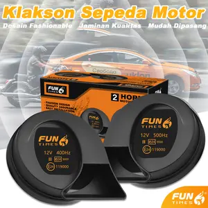 FUNTIMES Klakson Keong OTO STYLE HORN 12V / 112dB Klakson GTA KLAKSON PIAA Motor Mobil Oto Style JAPAN Waterproof