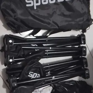 [HITAM] Speeds Set Kursi Lipat Outdoor Camping Portable Bahan Oxford Furnitur Berkemah Camping Furniture Indonesia 031-11