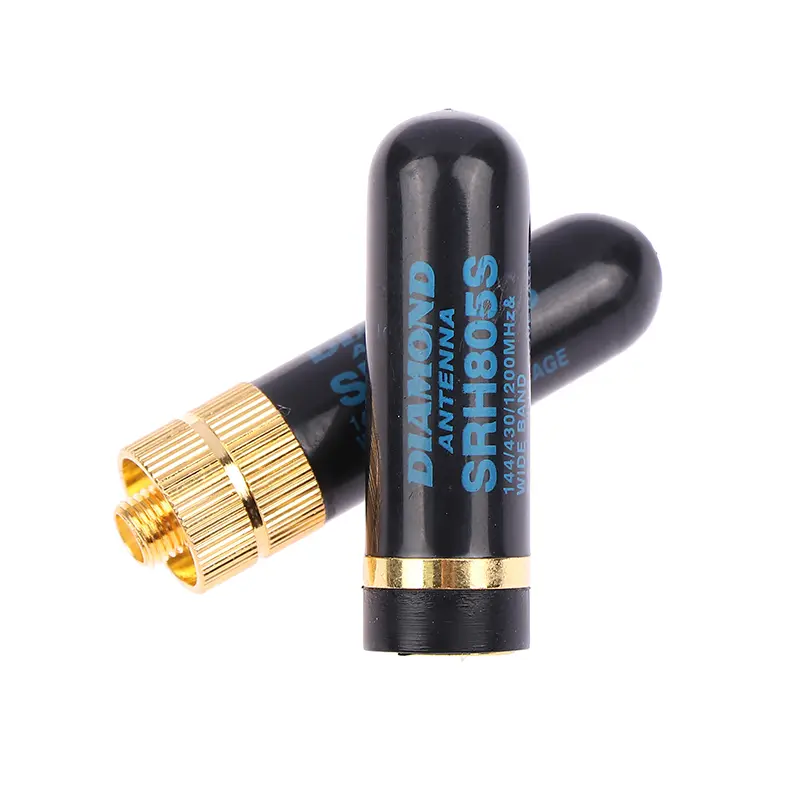 Ăng-ten băng tần kép cho bộ đàm Baofeng / YAESU,M/ SMA-F, UHF + VHF, SRH805S, vận chuyển nhanh, mới 2
