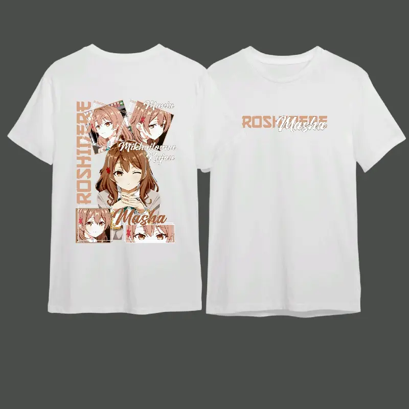 Kaos Masha Mikhailovna Kujou Roshidere anime Distro Keren 1